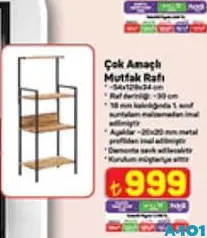 ÇOK AMAÇLI MUTFAK RAFI ÇOK AMAÇLI MUTFAK RAFI